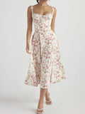Robe Midi Fleurie | Romantique | Élégante & Fluide