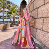 Robe Maxi Bohème | Vibrante & Fluide | Parfaite pour les Vacances d’Été