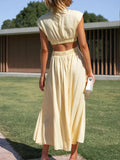 Robe Maxi Élégante avec Découpes | Fluide & Chic | Parfaite pour l’Été