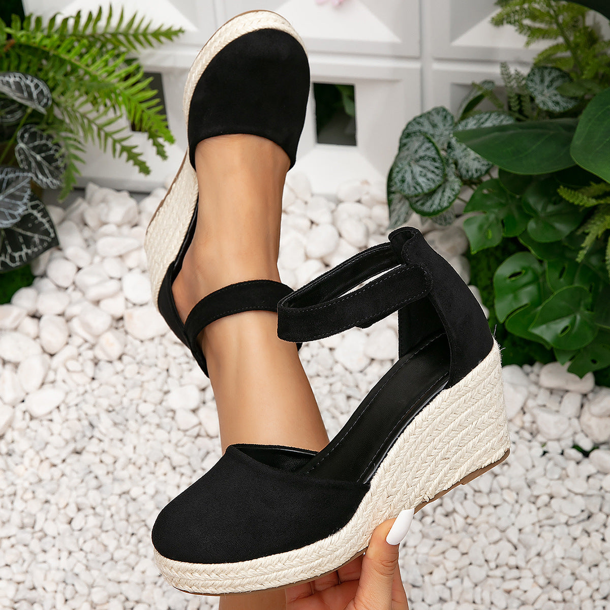 Sandales Compensées Espadrille | Chic | Élégantes & Confortables