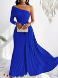 Robe de Soirée Asymétrique | Élégance Fluide | Tenue de Prestige