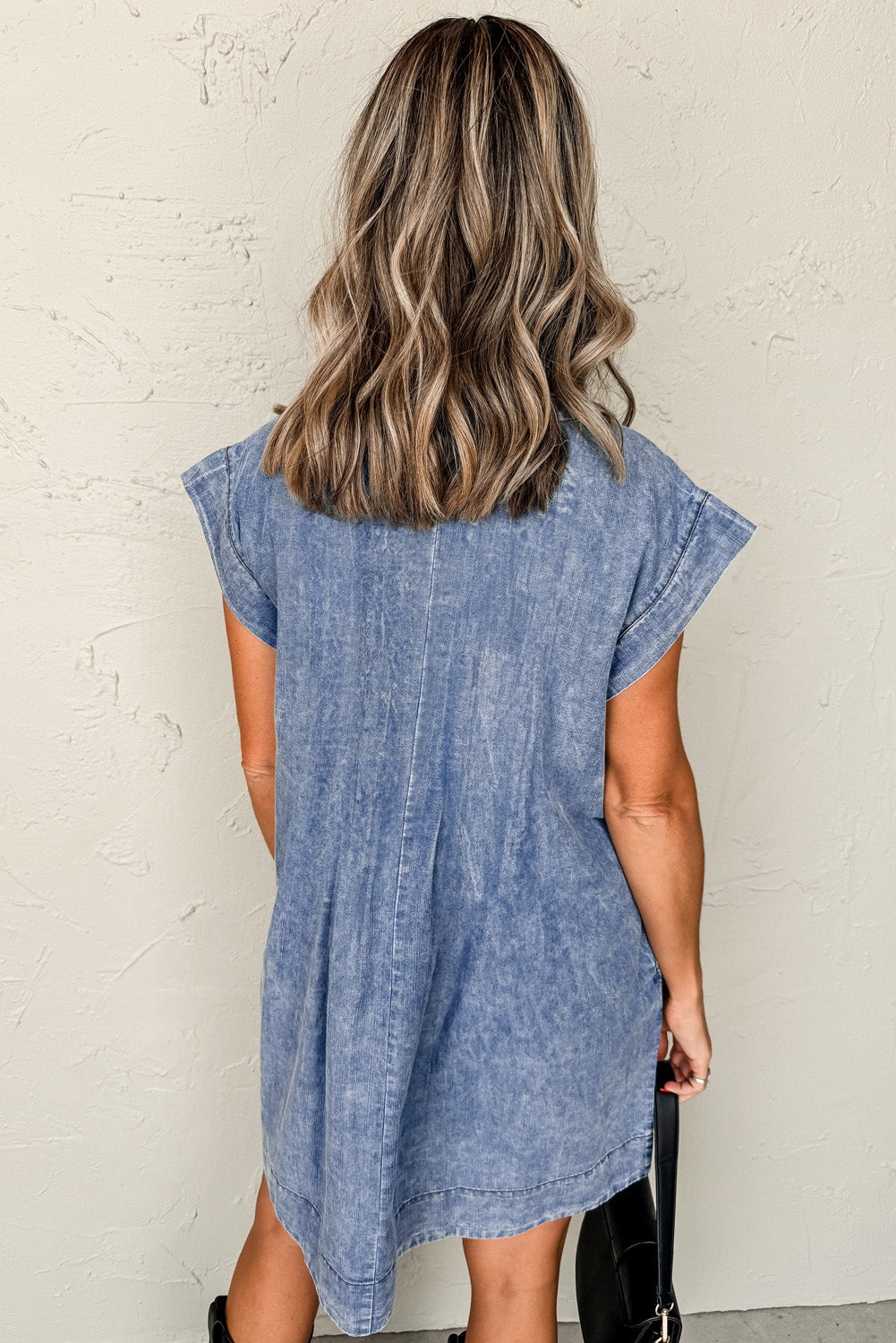 Robe Tunique en Jean | Bleu Beau | Légère et Décontractée