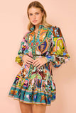Robe Mini Bohème | Audacieuse & Colorée | Une Œuvre d’Art à Porter
