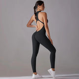 Combinaison Zippée Halter | Activewear | Sculptante & Flexible