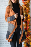 Cardigan à Rayures Colorblock | Superposition Douillette | Style Décontracté au Quotidien