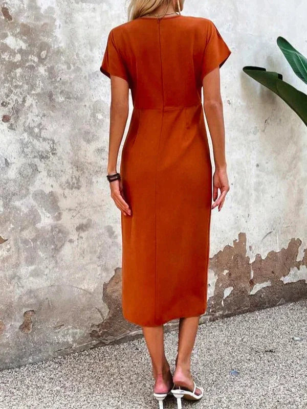 Robe Midi Portefeuille Élégante | Chic & Féminine | Parfaite pour Toutes les Occasions