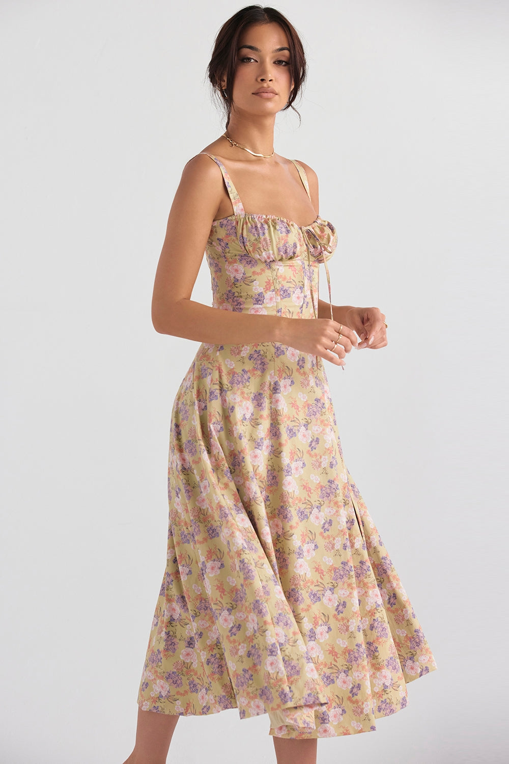 Robe Midi Fleurie | Coton Léger | Romantique & Féminine