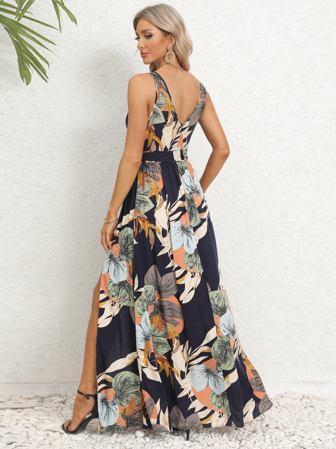 Robe Longue Portefeuille Fleurie | Look Estival | Élégante & Légère