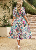Robe Midi Fleurie | Chic d'Été | Légère et Colorée