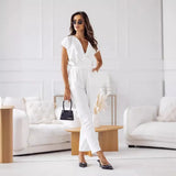Combinaison Élégante Cache-Cœur | Chic | Coupe Flatteuse