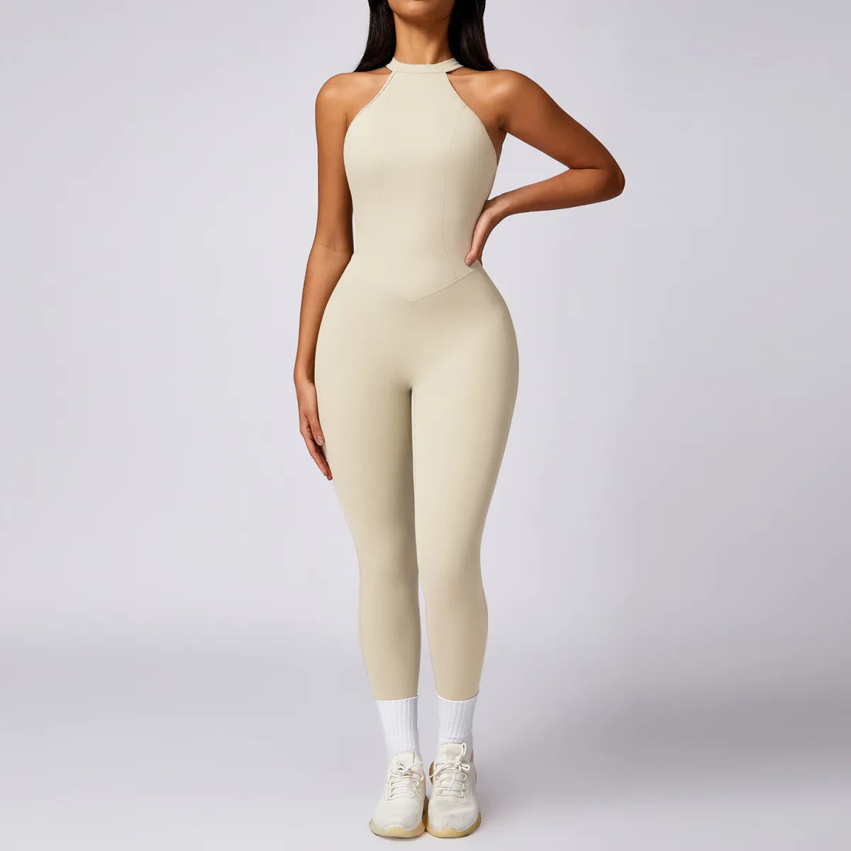 Combinaison de Sport Sans Coutures | Col Haut | Coupe Sculptante