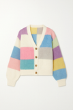 Gilet en Maille Épaisse à Rayures | Coloré & Douillet | Parfait pour les Jours Frais et les Looks Urbains Stylés