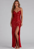 Robe de Soirée à Sequins | Élégante & Éblouissante | Parfaite pour les Événements Formels