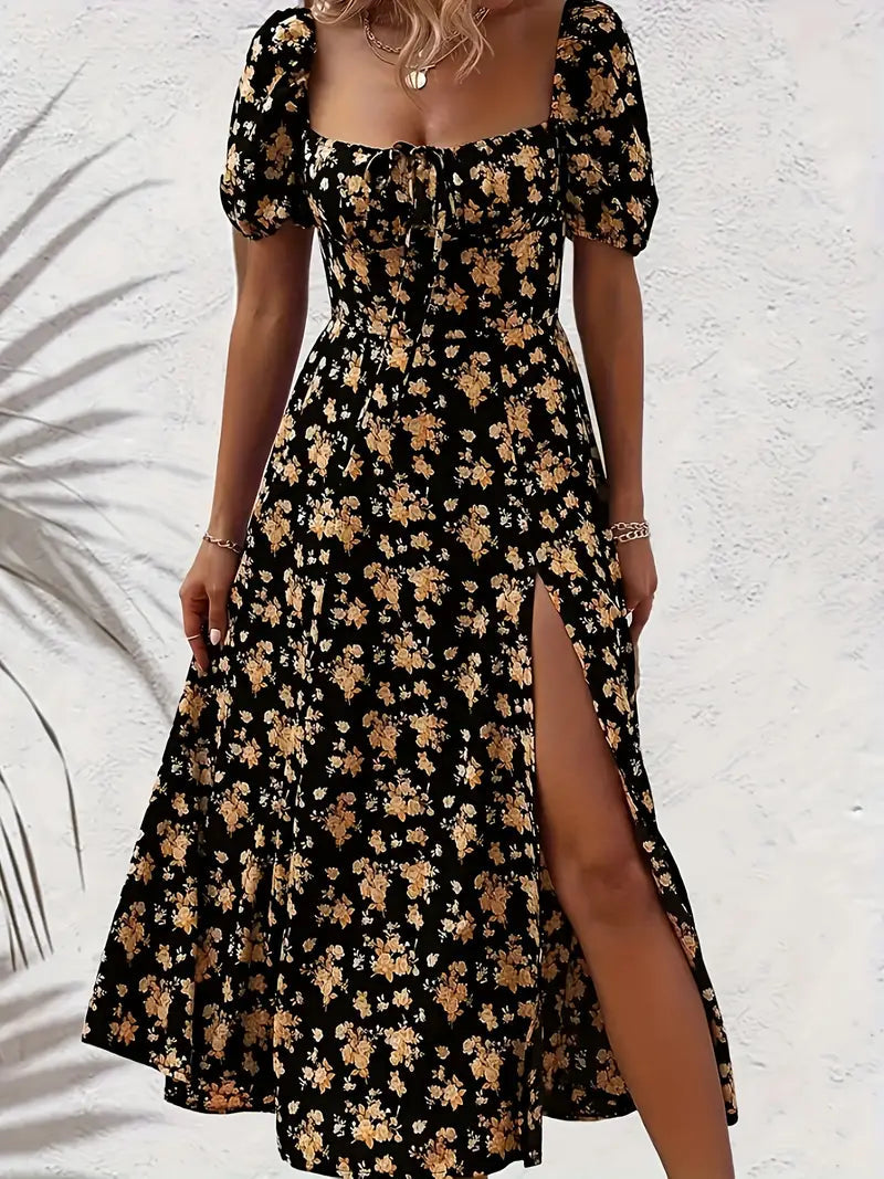 Robe Midi à Épaules Dénudées | Élégante | Parfaite pour l'Été