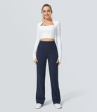Pantalon Taille Haute | Stretch & Élégant | Casual Chic Moderne