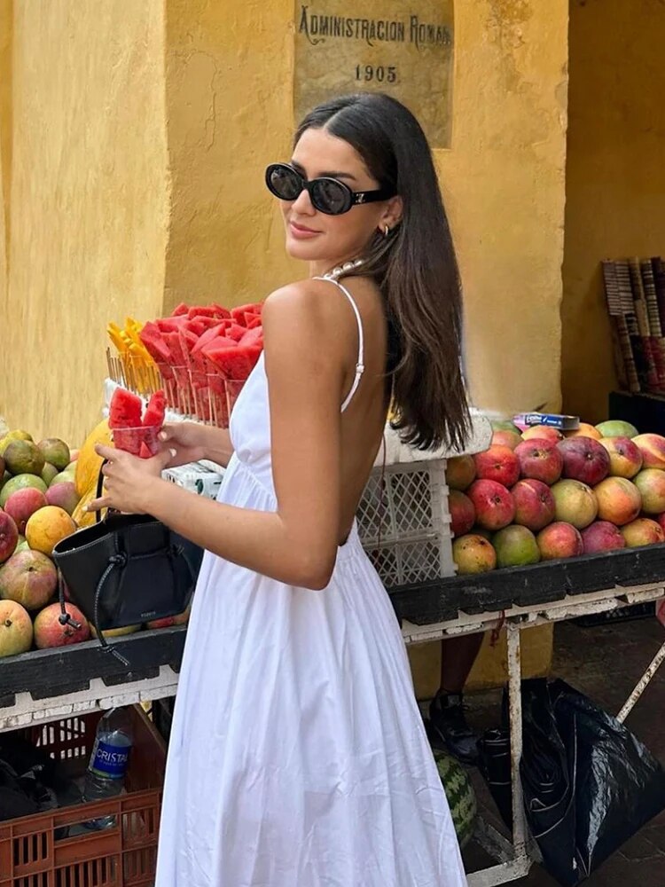 Robe Maxi Blanche | Coton | Légère et Aérienne
