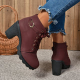 Bottines à Lacets | Talon | Élégantes et Confortables