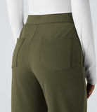 Pantalon Taille Haute | Stretch & Élégant | Casual Chic Moderne