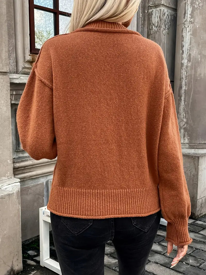 Pull Oversize en Maille | Douillet & Élégant | Parfait pour l'Automne & l'Hiver