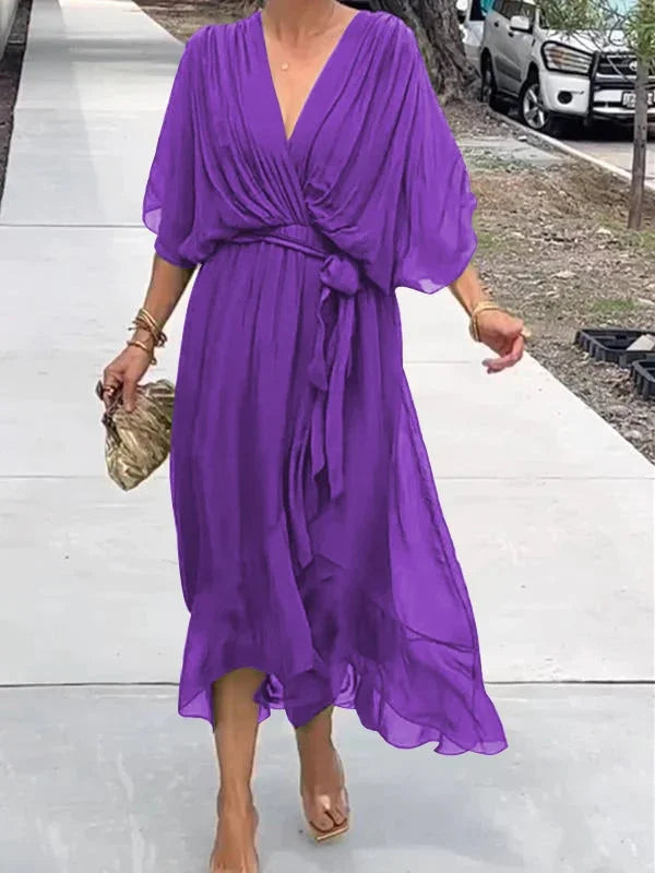 Robe Midi Ceinturée | Élégance Sans Effort | Look Chic au Quotidien