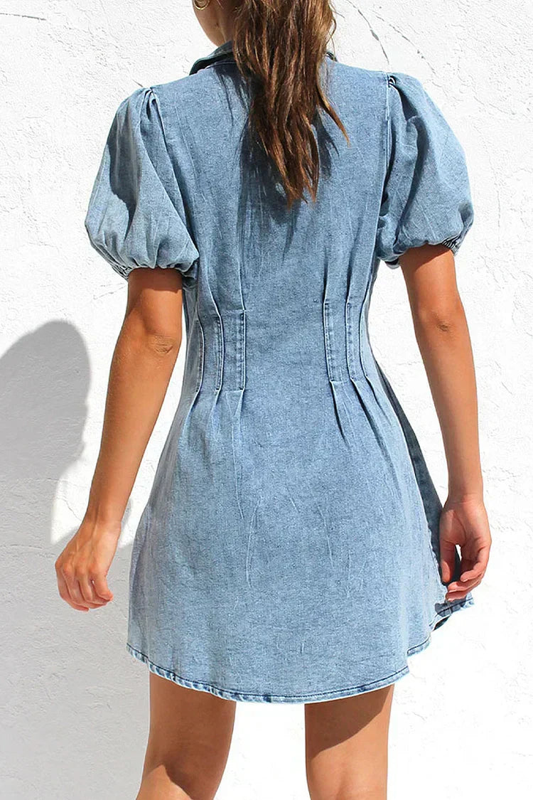 Robe Chemise en Jean | Décontractée | Flatteuse et Polyvalente