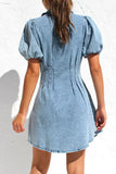 Robe Chemise en Jean | Décontractée | Flatteuse et Polyvalente