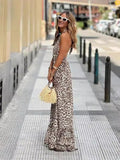 Robe Longue Imprimé Léopard | Audacieuse & Chic | Élégance Estivale Décontractée