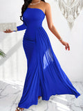 Robe de Soirée Asymétrique | Élégance Fluide | Tenue de Prestige