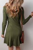 Robe Mini Côtelée Boutonnée | Élégante | Chic & Flatteuse