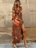 Robe Satinée Imprimée Animaux | Chic & Originale | Parfaite pour l'Été et les Soirées