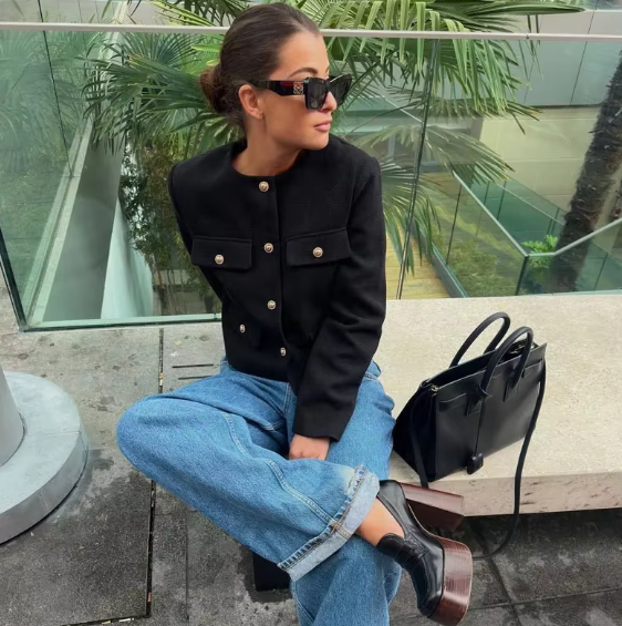 Veste en Tweed Élégante | Chic & Intemporelle | Look Sophistiqué