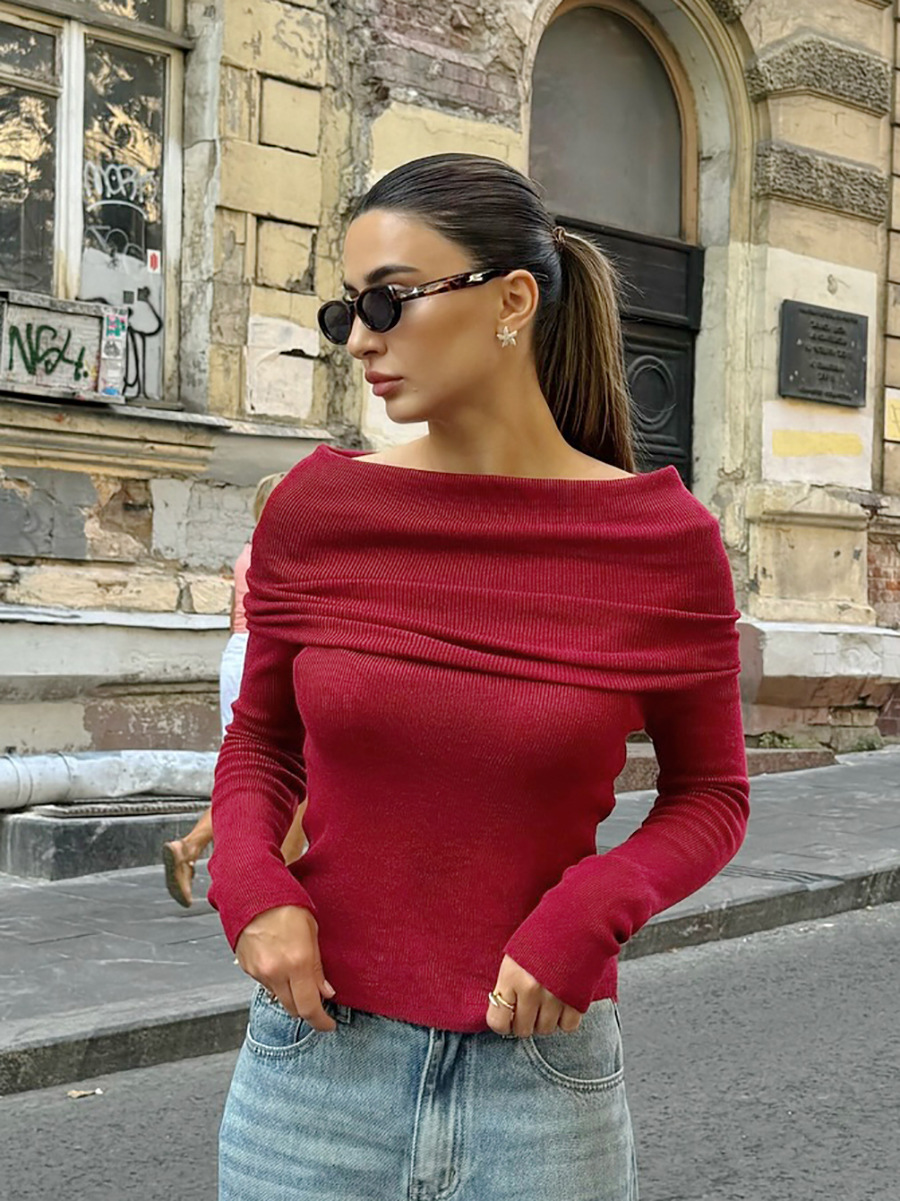 Top en Maille Épaules Dénudées | Élégant | Chic & Féminin