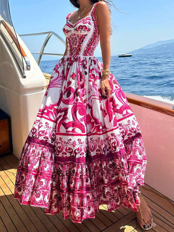 Robe Maxi Bohème | Vibrante & Aérienne | Parfaite pour les Vacances d'Été