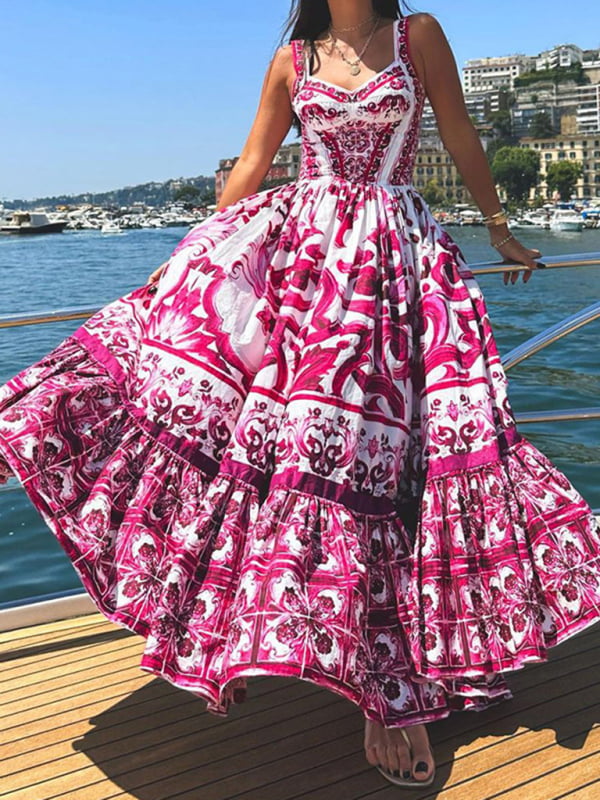Robe Maxi Bohème | Vibrante & Aérienne | Parfaite pour les Vacances d'Été