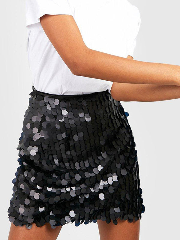 Jupe Mini à Sequins | Glamour et Brillante | Parfaite pour les Soirées et Événements