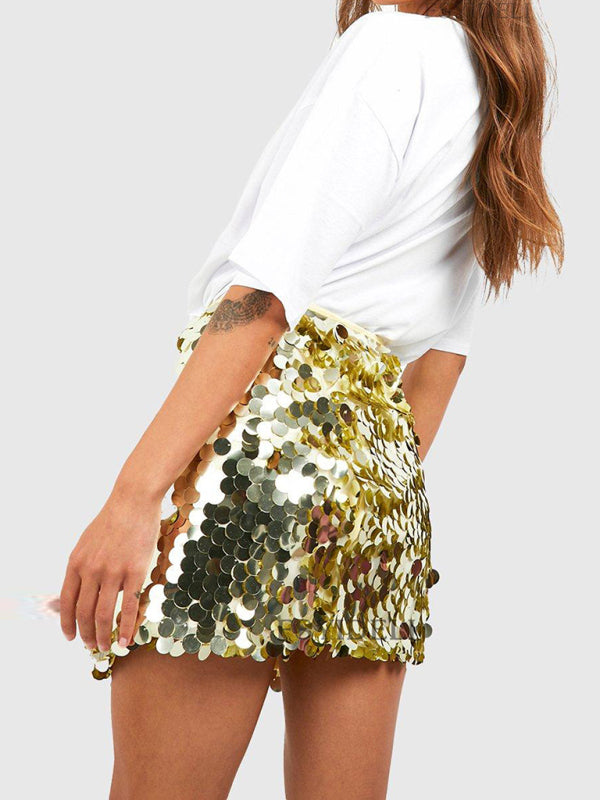 Jupe Mini à Sequins | Glamour et Brillante | Parfaite pour les Soirées et Événements