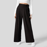 Pantalon Tailleur à Jambes Larges | Moderne | Élégance Décontractée