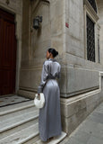 Robe Chemise en Satin | Chic | Élégante & Sophistiquée