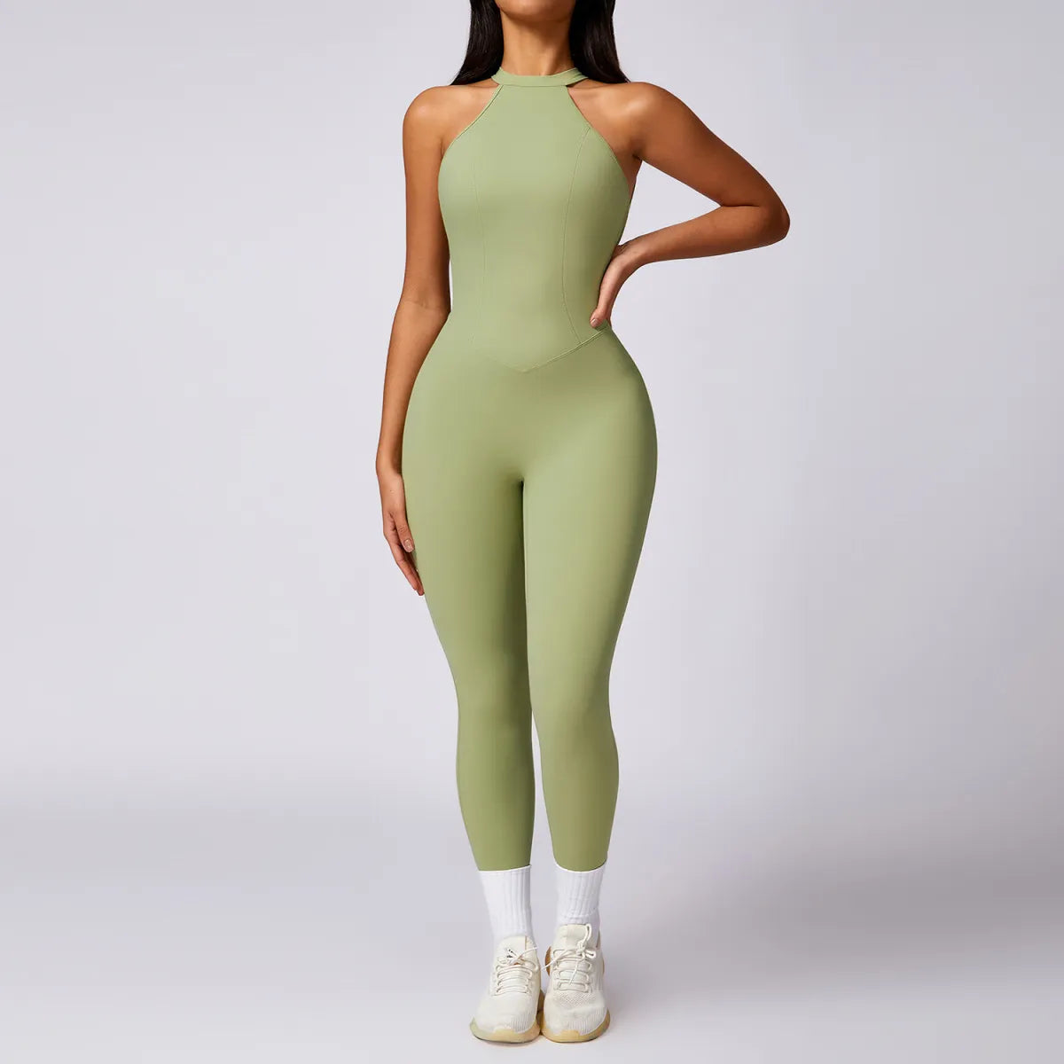 Combinaison de Sport Sans Coutures | Col Haut | Coupe Sculptante