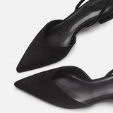 Escarpins Slingback à Bout Pointu | Talon Bloc Bas | Élégants & Polyvalents