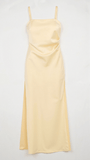Robe Longue en Satin | Bretelles Fines | Élégante et Fluide