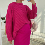 Pull Oversize Maille Épaisse | Confortable & Tendance | Parfait pour Superposer avec Style