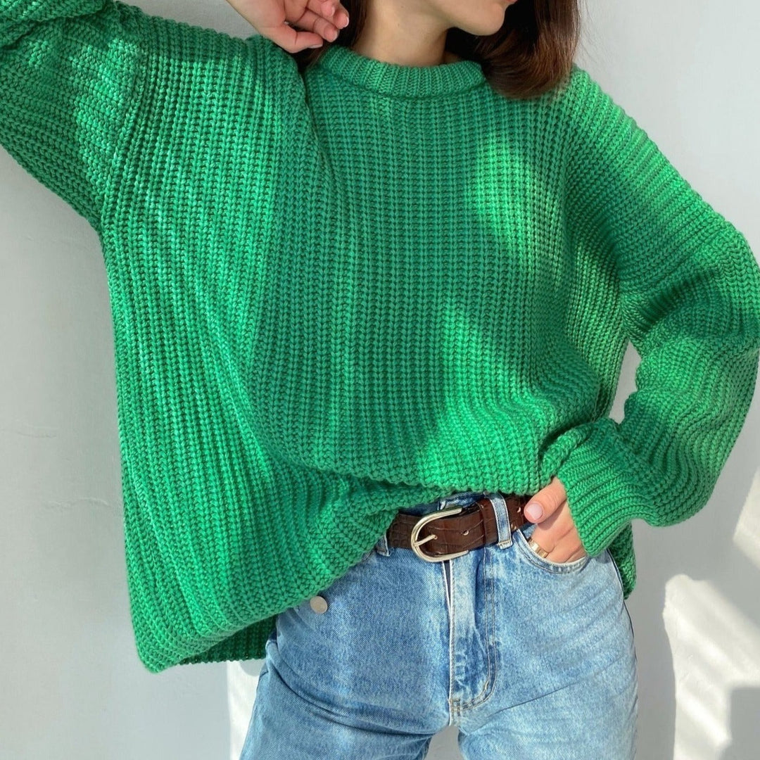 Pull Oversize Maille Épaisse | Confortable & Tendance | Parfait pour Superposer avec Style
