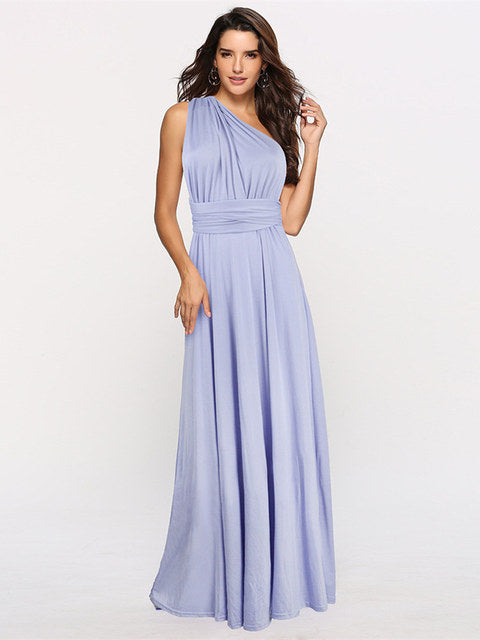 Robe Maxi Asymétrique Élégante | Tissu Fluide | Parfaite pour les Occasions Spéciales
