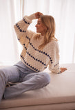 Pull en Maille Épaisse | Noir & Blanc | Confort et Élégance