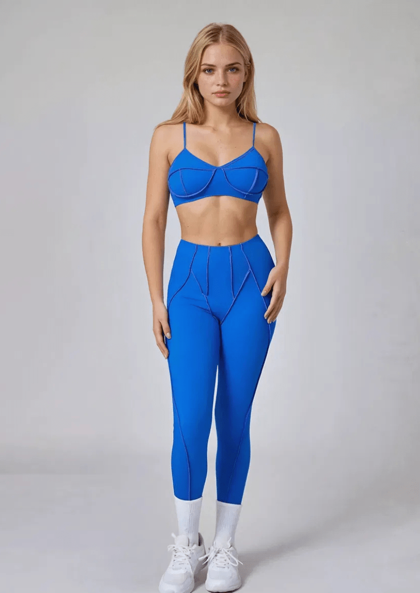 Ensemble de Sport Couture Contrastée | Gainant & Confortable | Stylé & Tendance