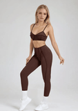 Ensemble de Sport Couture Contrastée | Gainant & Confortable | Stylé & Tendance