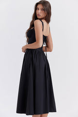 Robe Midi à Corset Fleurie | Romantique et Féminine | Parfaite pour les Garden Parties et Brunchs