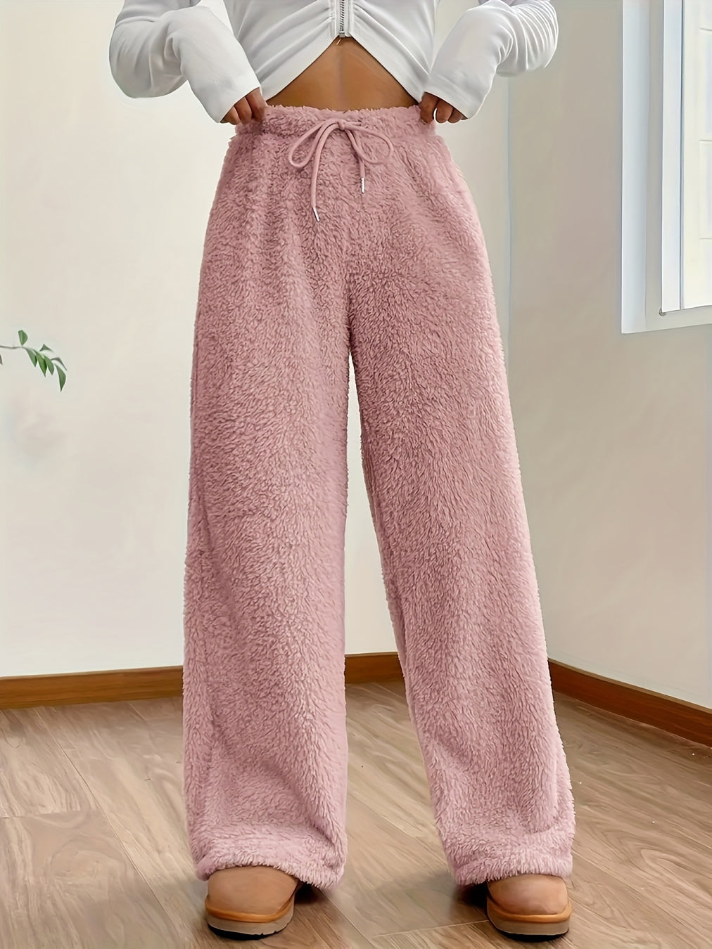 Pantalon Lounge en Polaire | Doux & Confortable | Chaleur Cocooning
