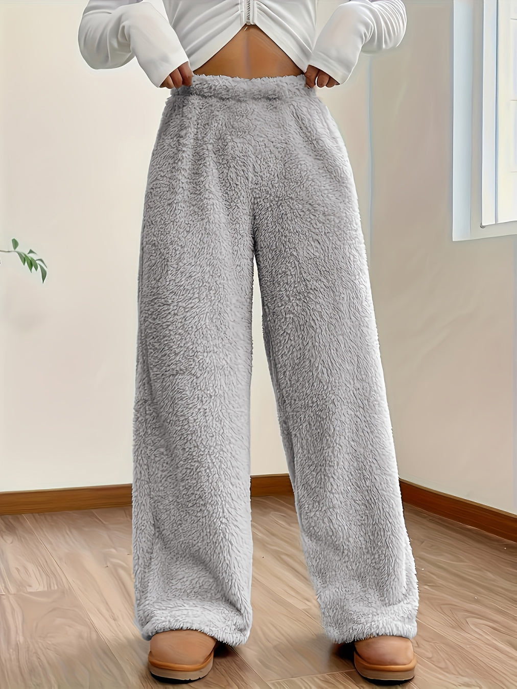 Pantalon Lounge en Polaire | Doux & Confortable | Chaleur Cocooning